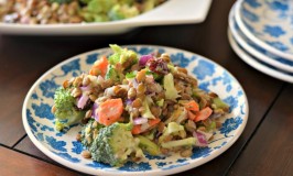 Fresh Broccoli Lentil Salad