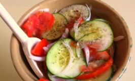 Marinated Cucumbers, Onions & Tomatoes (Oh My!)