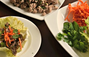 Thai Turkey Lettuce Wraps